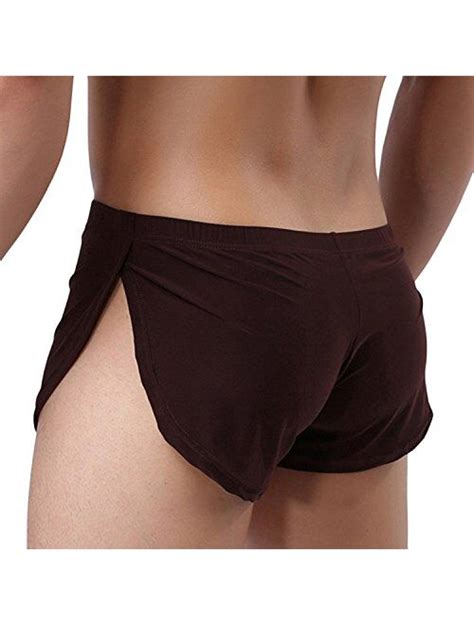 Buy Banana Bucket Mens Split Side Sexy Breathable Boxer Underwear