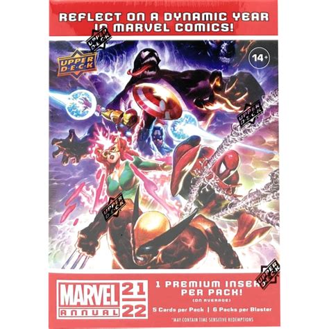 Marvel Upper Deck Annual Trading Cards Blaster Box Packs