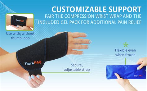 Amazon Therapaq Wrist Ice Pack Wrap Reusable Hand Ice Pack Hot