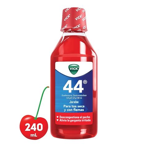 Jarabe Vick 44 Para Tos Seca Y Con Flemas Sabor Cereza 240 Ml Walmart