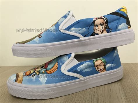 One Piece Vans Anime Vans Custom Vans Hand Painted Shoes