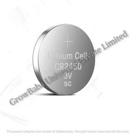 Generic CR2450 3volt Lithium Coin Cell Battery Button Type At Rs 59