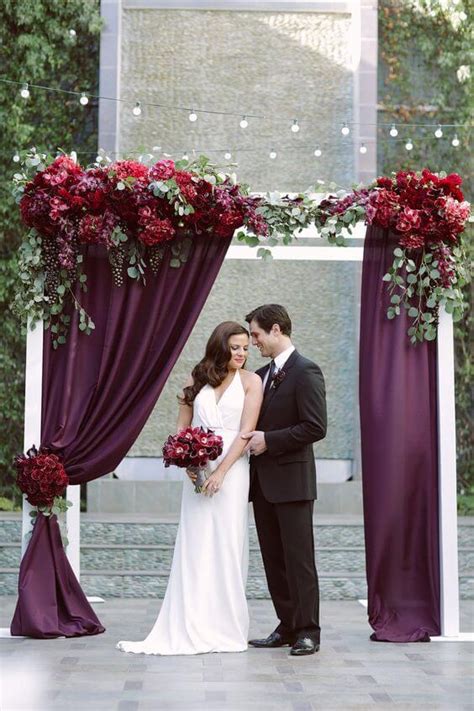 Bold Plum Fall Wedding Color Inspirations Colorsbridesmaid