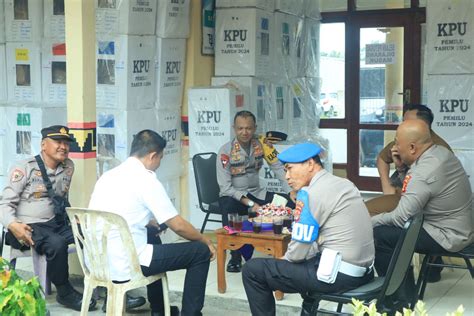 Kapolres Tulang Bawang Barat Monitoring Dan Cek Personil Pengamanan