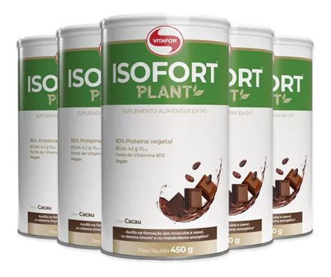 Kit Isofort Plant Vitafor G Cacau Frete Gr Tis