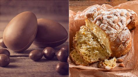 Pasqua Sulle Tavole Italiane La Colomba Batte L Uovo Di Cioccolato