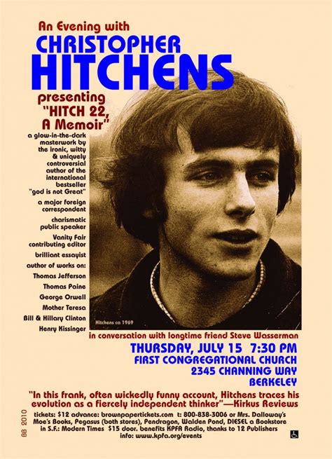 Hitch 22 – Christopher Hitchens in Berkeley – July 2010 | Events-2010-Now