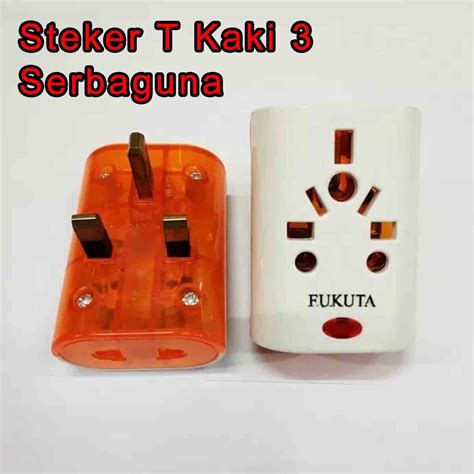 Jual Steker Over Steker Colokan T Universal Kaki A V Fukuta