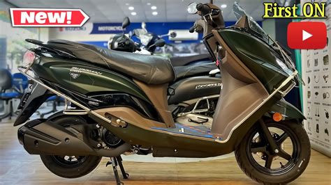 2023 New Suzuki Burgman Street 125 RC Model BS6 Phase 2 0 With All