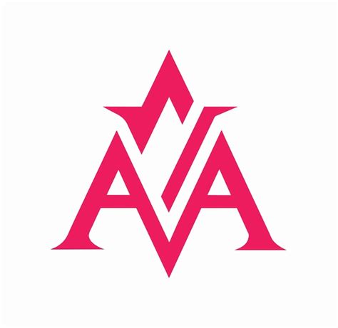 Modelo de diseño de logotipo de la letra inicial aaa del monograma