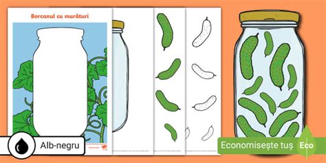 Borcanul cu murături Activitate practică Twinkl