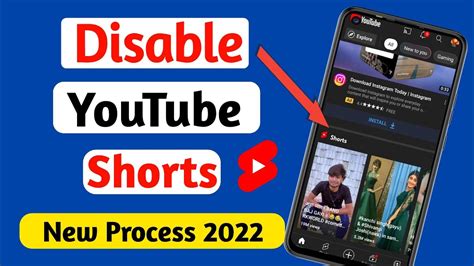 How To Disable Shorts In Youtube Disable Youtube Shorts 2022 Youtube