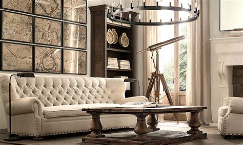 Amazing Living Rooms Inspired By Restoration Hardware