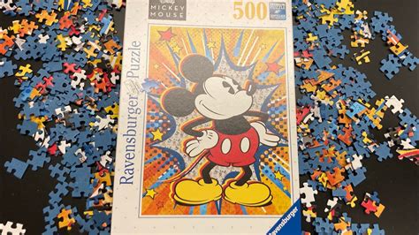 Mickey Mouse Piece Jigsaw Puzzle Ravensburger Time Lapse Disney