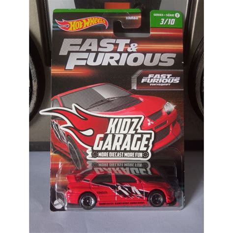 Hot Wheels Fast Furious Mitsubishi Lancer Evolution IX Wave Shopee Malaysia