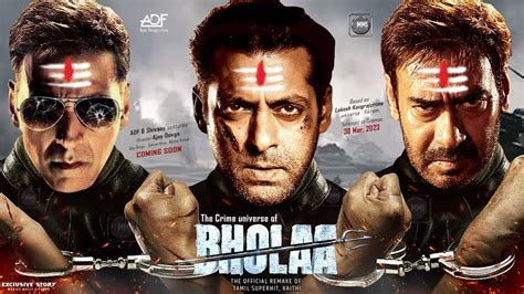 Bholaa The Crime Saga Official Trailer Update Salman Khan Ajay