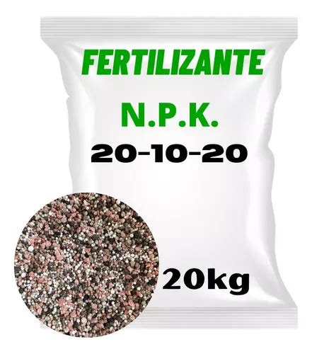 Npk 20 05 20 20kg Fertilizante Adubo P Jardim Completo MercadoLivre