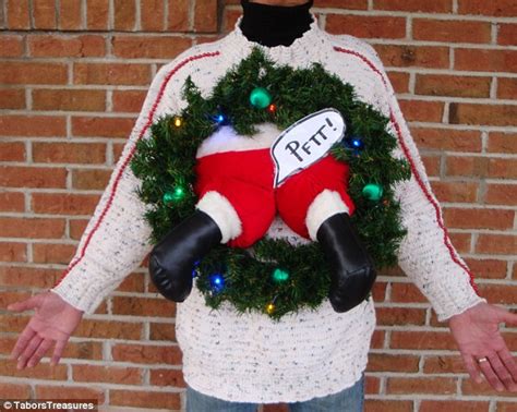 Are These The Ugliest Christmas Sweaters EVER From Light Up Buttocks