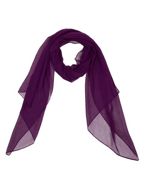 Classic Chiffon Scarf – Black Pepper