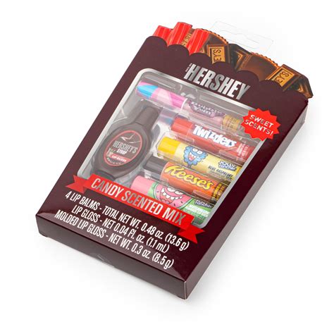 Hersheys Assorted Lip Balm And Gloss Set