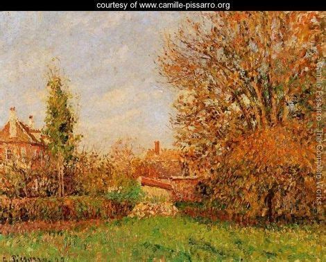 Autunm In Eragny Camille Pissarro Camille Pissarro Org