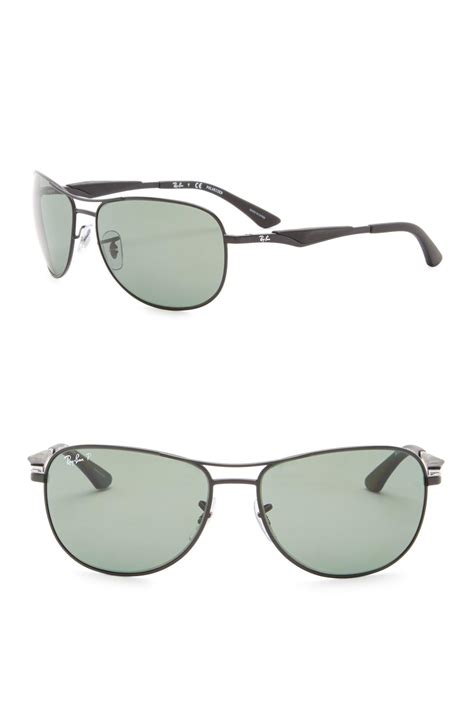 Ray Ban 59mm Polarized Aviator Sunglasses For Men Lyst