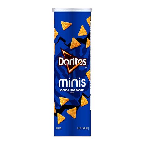 Doritos Minis Cool Ranch Flavored Snack Chips Canister, 5.125 oz - Walmart.com