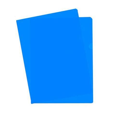 Plastic Folder Blue Long