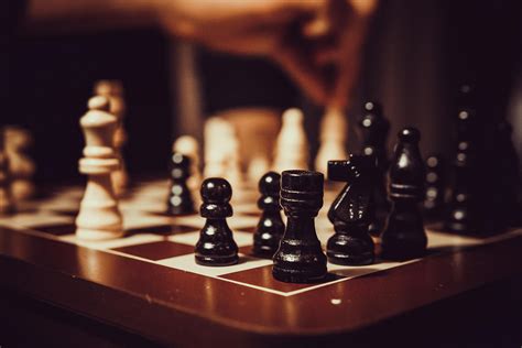 Black And White Chess Pieces On Chess Board · Free Stock Photo