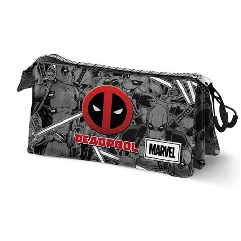 MARVEL Deadpool Trousse Triple 23x10x5cm ShopForGeek