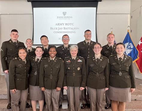 Spring 2023 Commissioning Johns Hopkins Army Rotc Johns Hopkins