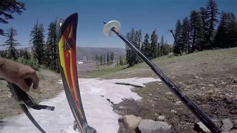 Bear Valley Mt Reba Fourth Of July Skiing Youtube