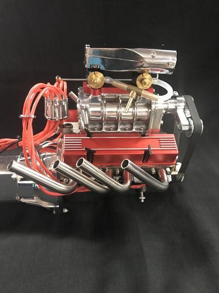 14 Scale V8 Nitro Powered Single Carburetor Working Engine