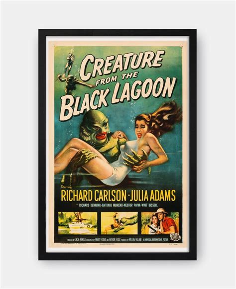 Creature From The Black Lagoon Movie Poster The Curious Desk