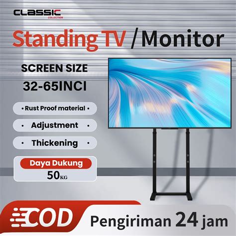 Jual Bracket TV LED LCD Standing Universal 32 65 Inch Universal