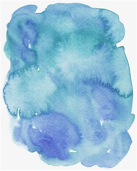 Blue Watercolor Effect Brush Effect PNG Images, Watercolor Clipart ...