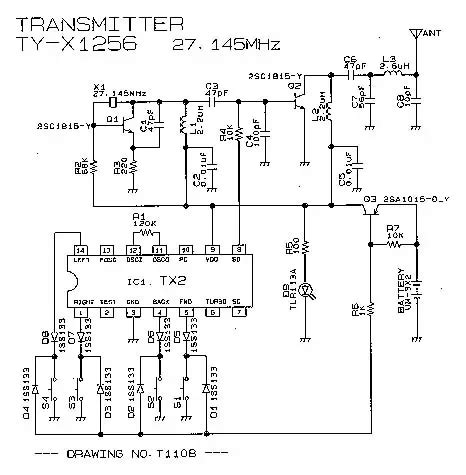 980227 R C Toy Transmitter Schematics Schematic Taiyo