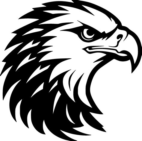 Eagle, Black and White Vector illustration 27565326 Vector Art at Vecteezy