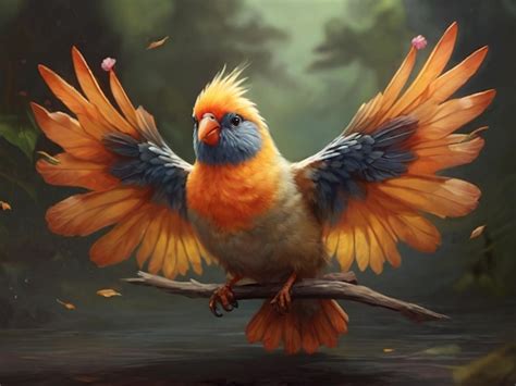 premium photo  cute bird