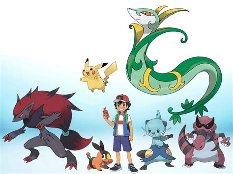 Request Ashs Unova Team By Pokepreacher59 On Deviantart