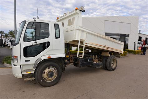 2008 MITSUBISHI FUSO FIGHTER FM600 MANUAL TIPPER JTFD5199070 JUST