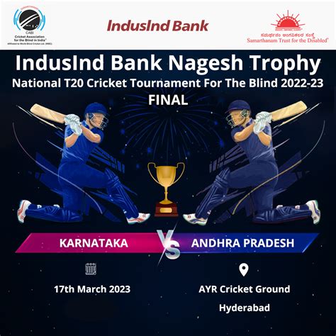 Finals Announcement Of Indusind Bank Nagesh Trophy National T20 Cricket Tournament For The Blind