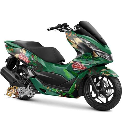 Jual Stiker Decal Full Body Motor Honda PCX 150 PCX160 Green Hornet