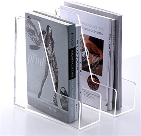 Amazon SANRUI Magazine File Holder Desk Organizer Clear Acrylic