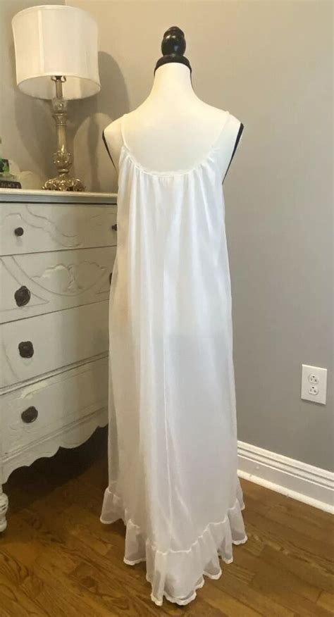 Vintage Tosca Lingerie Peignoir Nightgown Womens Small Bridal Babydoll