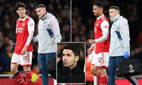 Arsenal Suffer DOUBLE Injury Blow As Defenders William Saliba And