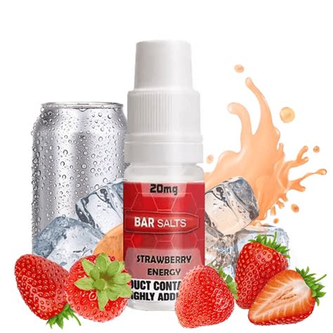 Bar Salts Strawberry Energy 10 Ml Mundo Vapor