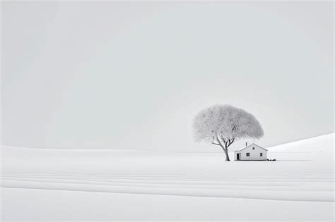 Premium Photo Minimalistic Landscape