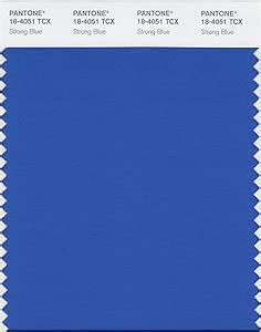 Pantone Smart X Color Swatch Card Strong Blue Wall Decor