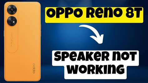 Speaker Not Working Speaker Problem Fix Oppo Reno T Youtube